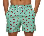 3D Print Plus Size Beach Shorts Cartoon Printed Mens Surf Trunks Nontoxic