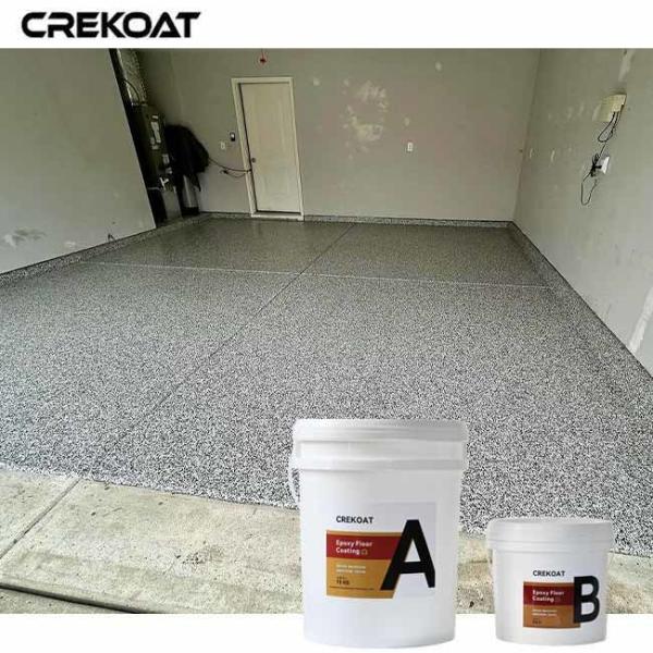 China Garage Paint With Flakes Epoxy Resin And Polyaspartic Coatings factory