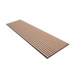 Natural Ash Fireproof Interior Wpc Wall Panel Acoustic Wood Slat