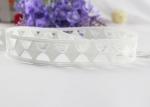 Chemical Polyester Lace Trim By The Yard With Hollow Out Geometric Rhombus