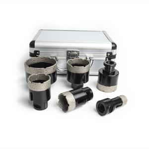 China 6-Piece Set M14 Brazed Diamond Hole Saws For Drilling Glass factory