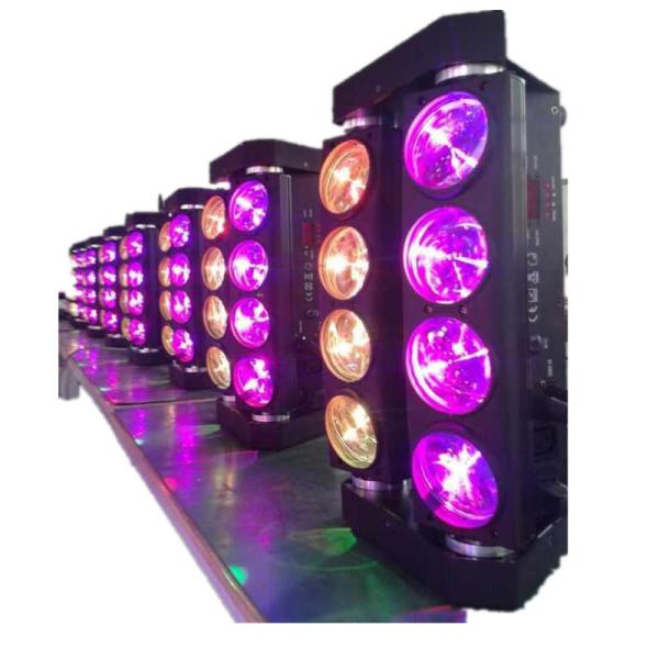 8 Eyes 10w Spider Beam Moving Head Light 14 / 20 Channels , 1-20 Times / Second