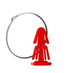 Disposable Plastic Buckle Plastic Sealing Cap For Fiber Drums 3cm Height