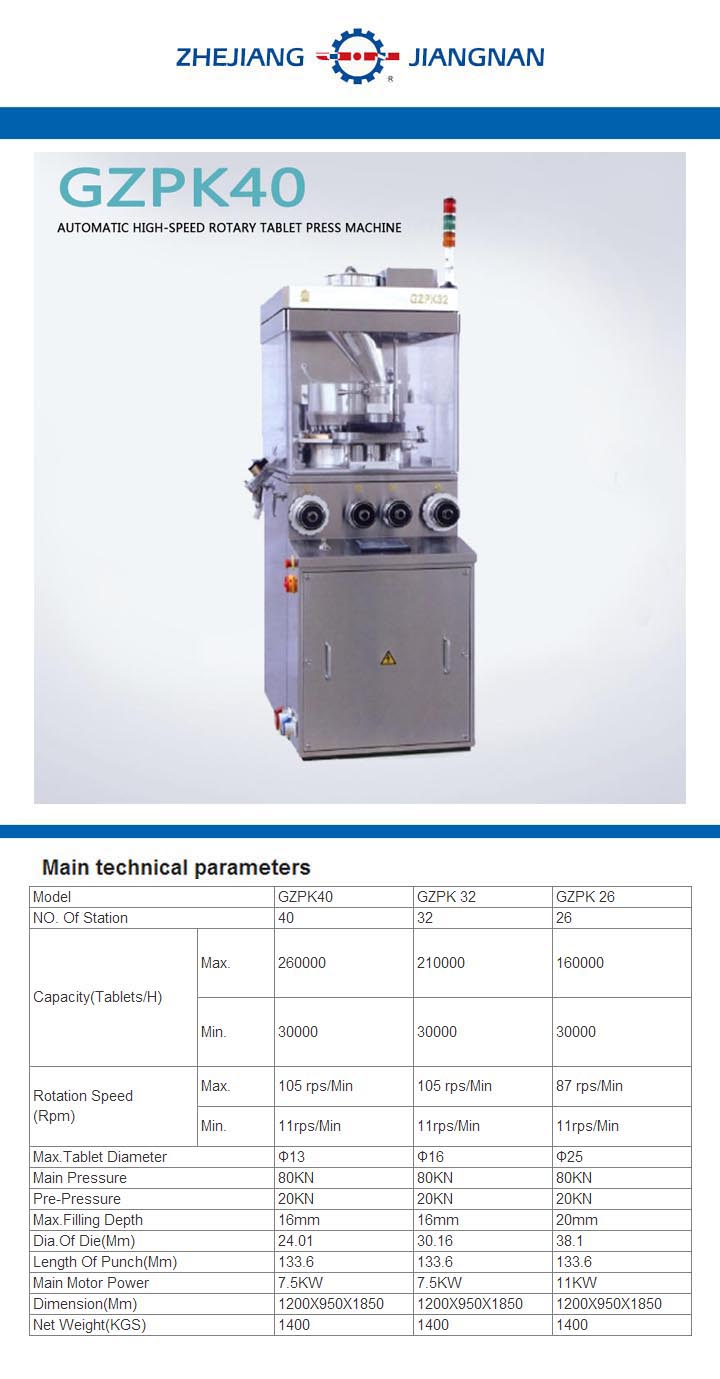High Speed Tablet Press Machine , Pharmacy Pill Manufacturing Equipment