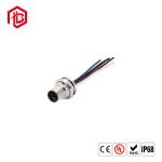 Industrial PCB Wiring Connector M12 A Code 12pin Male Waterproof Circular