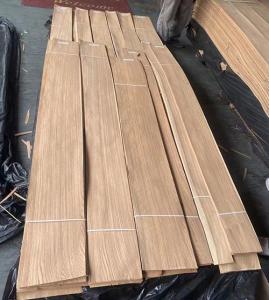China 0.45 mm White Oak Wood Veneer For Door Grade AA length 120-220cm factory