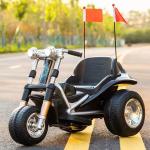 Dual-Drive 540 Motor 12V Electric 3 Wheels Off-Road Ride On Motorcycle Toy Car