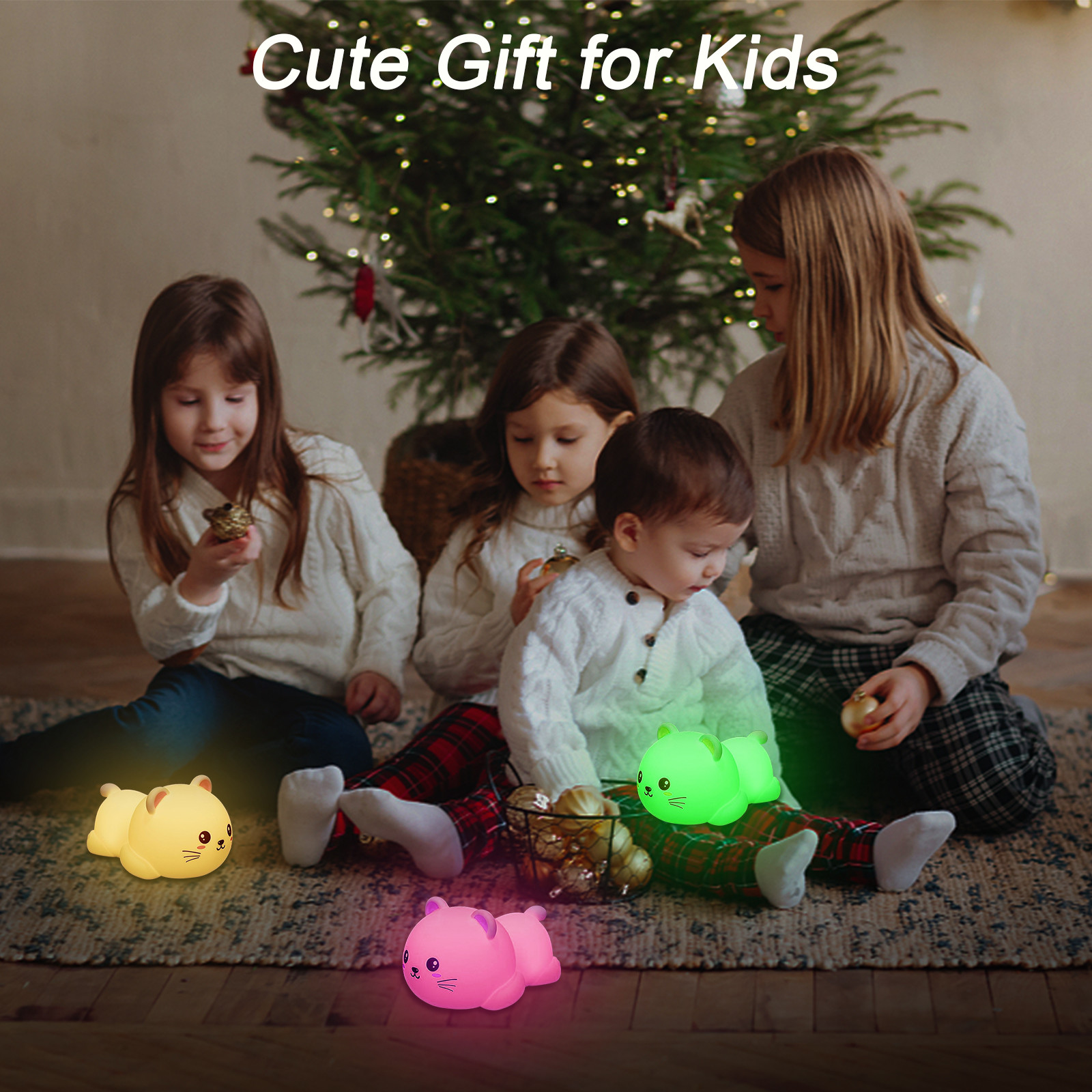 Practical ABS Silicone Night Lamp , Multipurpose Silicone LED Night Light