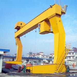 China L Shaped Legs Single Girder Gantry Crane 20 T With Winch Mine factory