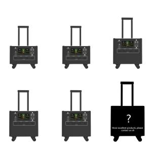 China 4.6kWh Solar Mobile Charging Station With LCD Display Easy Monitoring Temperature Protection factory