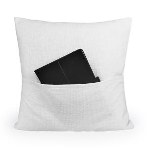 China Soft Eco Friendly Linen Sublimation Blank Pillow Case Blank Pocket Cushion Covers factory