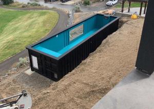 China Topshaw AU Standard 20ft 40ft Modern Pool Container Shipping Container Swimming Pool for sale factory