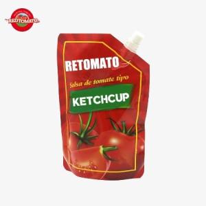 China Convenient Sachet Ketchup 140g Sweet And Sour Taste Pure Natural Flavour factory