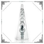 Sugar Coated Glass Bong Smoking Pipes , Haws Style Bottom Beaker Bongs