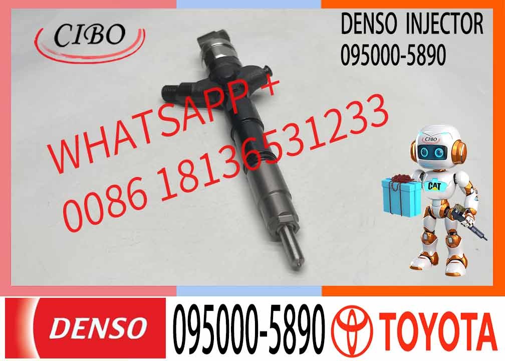 New Diesel Common Rail Injector 095000-5890 095000-5891 095000-5740 23670-30080 23670-39135 for TOYOTA