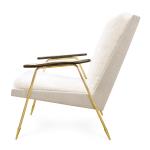 Living Room Ingmar Lounge Chair , Modern Furniture Chairs With Champagne Gold