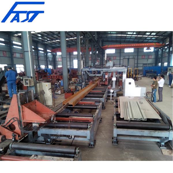 1200 FASTCNC Steel Structure H Beam High Speed CNC Channel Steel Drilling