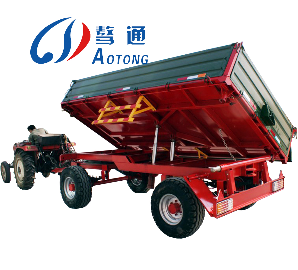 13 Tons Loading Full Trailer for Farm Land Harvesting and Road Train Fleet Fleet