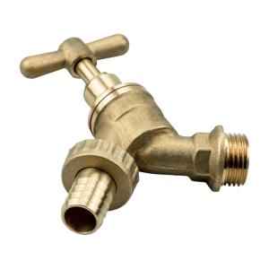China 3/4 Inch Outlet Hose Connect PN16 Standard Type Slow Open Brass Stop Bibcock factory