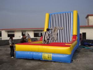 China Inflatable Velcro Wall Games Amusement Park For Adult / Children factory