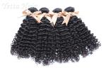 Kinky Weave Mongolian Curly Virgin Hair Extensions No Terrible Smell