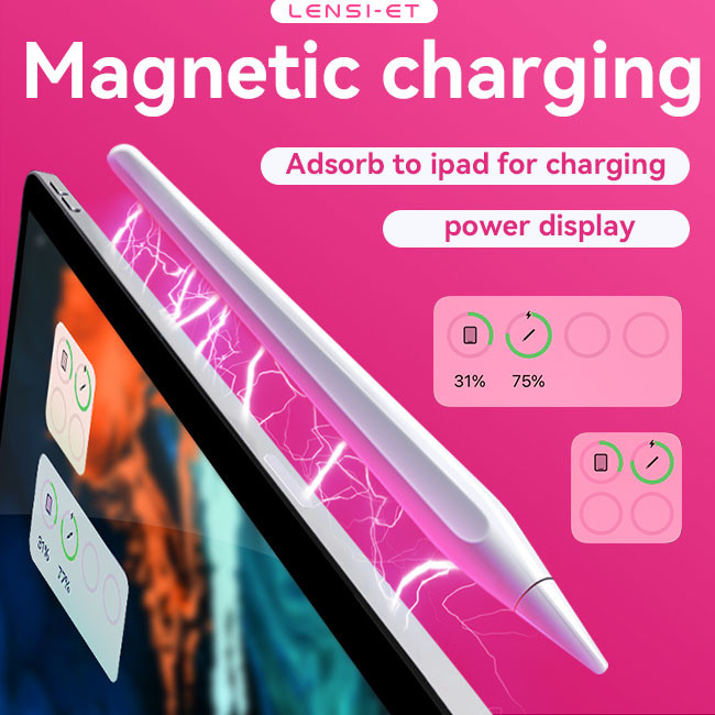 White Windows Tablet Stylus Pen Column Metal Stylus Touch Screen Pen