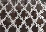 Welded Diamond Razor Mesh Fence Wire Galvanzied 10X20 For Protection