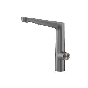 China 235.9mm Single Hole Basin Faucet Bathroom Brass Faucets Hot Cold Water factory