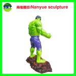 life size fiberglass movie marvel character hulk statue as decoration in park or