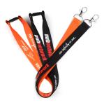 Dye Sumblimation Flat Polyester Retractable Lanyard Card Holder Full Colors