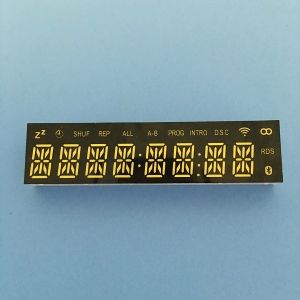 8 Digit 14 Segment Led Display Common Cathode Ultra Bright White Emitting Color