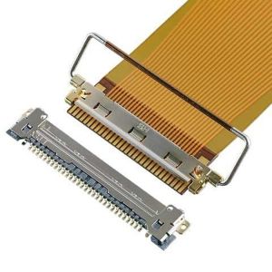 China Liquid Crystal Display Connection Ipex Lvds Cable CABLINE-VSF 20645-040T-01 40P 0.5mm Pitch on sale