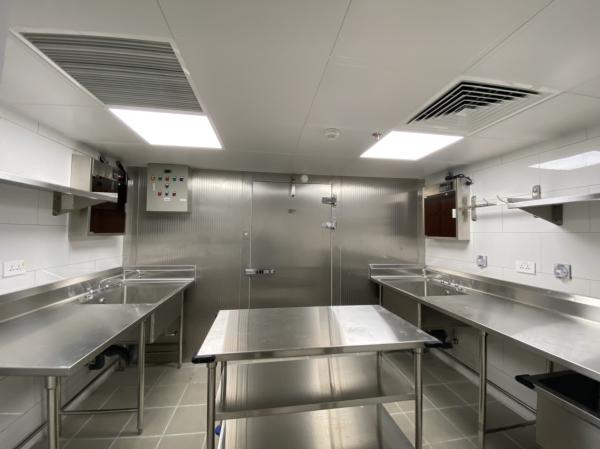 Prefabricated Meat Seafood Walk In Chiller Rooms Stainless Steel / Colorbond