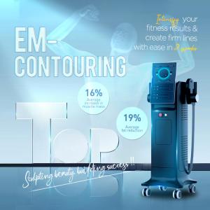China Ems Machine Price Ems Muscle Body Sculpt Machine / RF Electromagnetic Body Ems Sculpting Machine factory