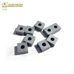 12.7x12.7x6.5 Tungsten Carbide Inserts HRA 85-90.5 Crewed On Chain Saw for Stone