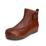 S079 Martin boots women short boots retro handmade leather fashion flat leather