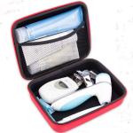 Embossed Logo EVA Cosmetic Case H5cm For Outdoor Traveling