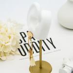 Helix Piercing Gold Huggie Hoop Earrings Diamond Stud Body Piercing 10mm Gauge