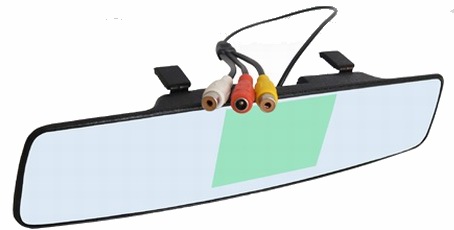 Ouchuangbo 3.5 inch digital display Rear view mirror Can play VCD /DVD /CCTV /GPS OCB-RV351