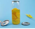 SGS 650ml Disposable Plastic Soda Can For Beverage Water Coffee Cold Soft Drinks
