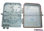 Fiber Optic Distribution Box 16 Fibers FTTH Fiber To The Home Wall Or Pole