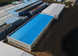 China EPS Insulated Roof Cladding Metal Frame Prefaricated Workshop Warehouse factory