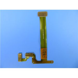 China Multilayer Flexible Printed Circuit 4-layer FPC on Polyimide With FR4 Stiffener and Immersion Gold for Digital Electroni on sale