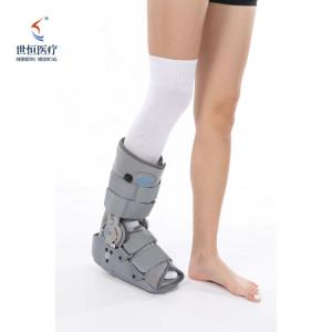 China Black/grey color foot brace drop foot with airbag and chuck adjustable ankle foot brace factory