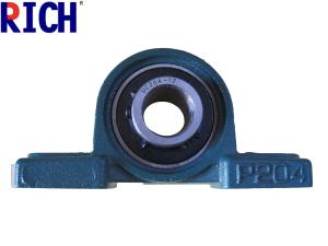 China Single Row Pillow Ball Bearing , Tractor Locking Collar Bearing UCP205 Type factory