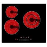 ODM Electric Radiant 3 Burner Infrared Cooktop