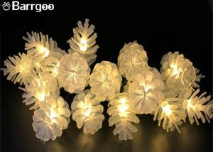 China Pinecone Battery Operated Outdoor String Lights , Hanging String Lights On Patio factory