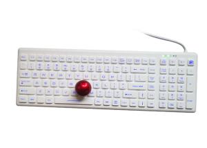 China IP68 AMber Illumination Washable Hospital Keyboard Rubber on sale