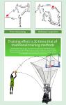 Metal Remote Control Basketball Automatic Rebounder Shooting Feeding Device