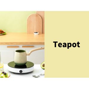 30cm Aluminum Non Stick Teapot With Removable Handle And Induction Base
